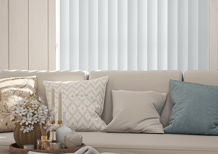 Trinity (FR Blackout), Silk White - Vertical Blind - Image 5